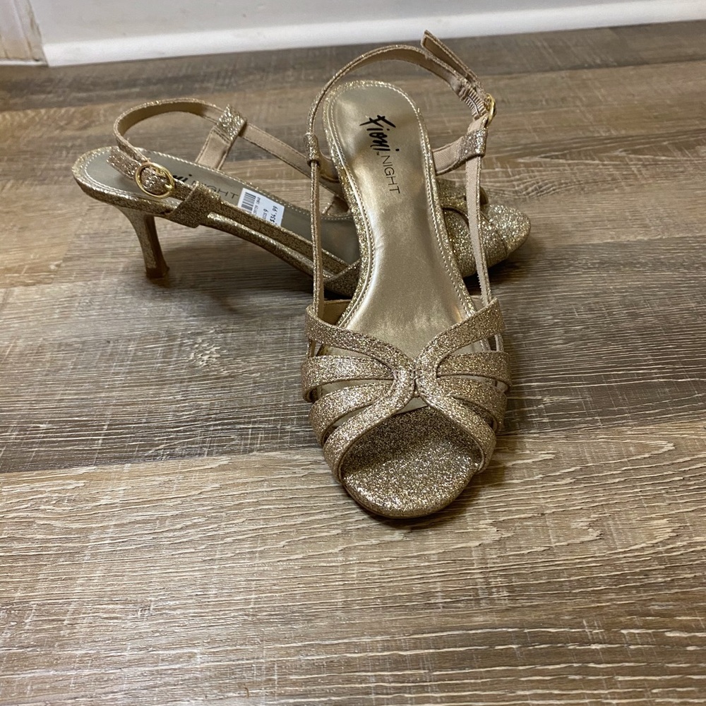 Champagne glitter Heels